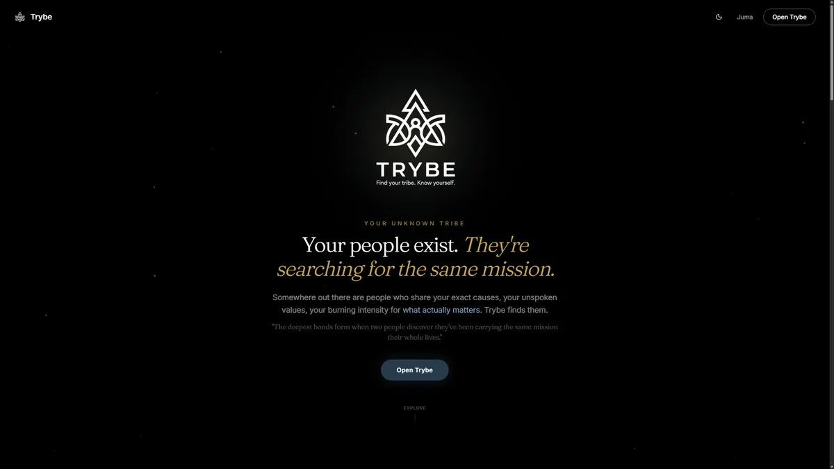 Trybe screenshot